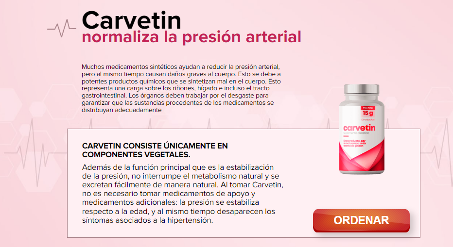 Carvetin Beneficios