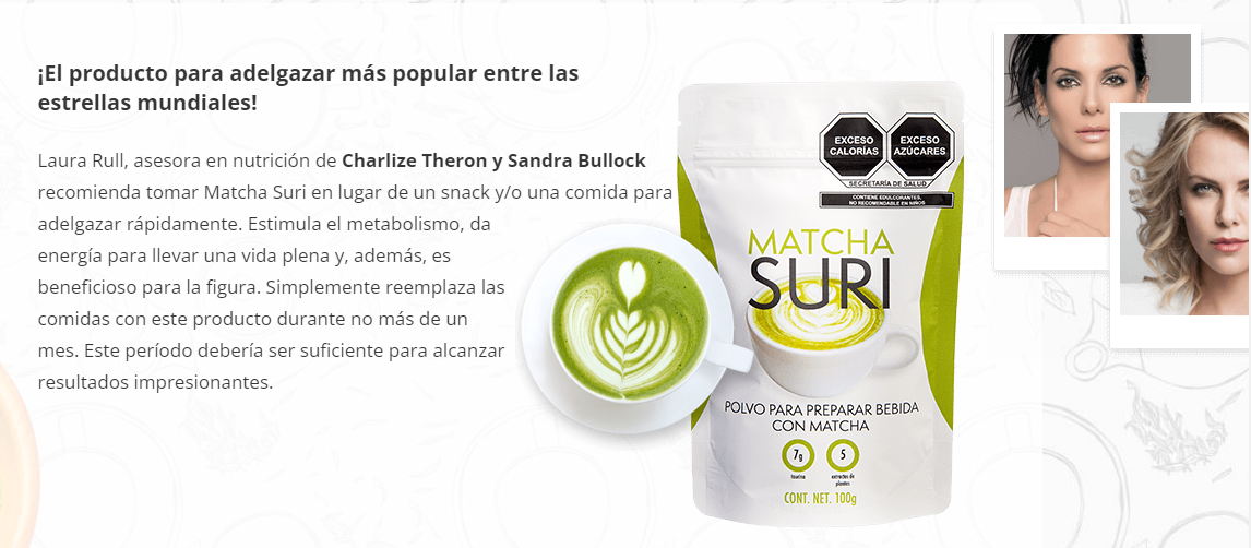 Matcha Suri polvo consejos, foro, precio, ingredientes, en donde mercar, amazon, ebay México