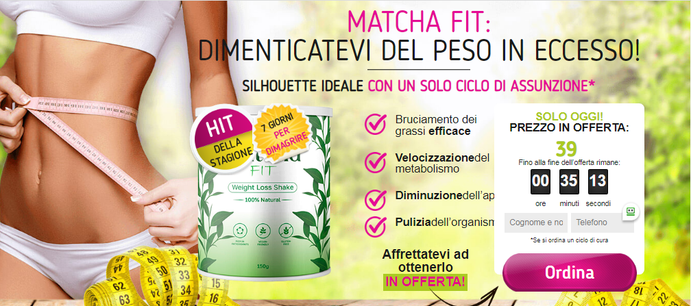 Matcha FIT recensioni