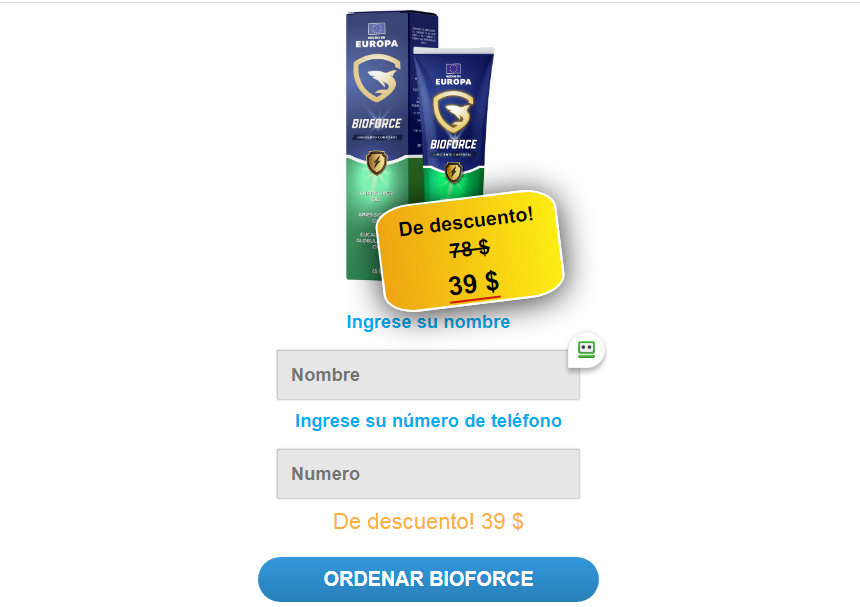 Bioforce Beneficios