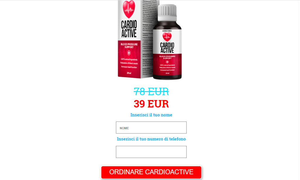 CardioActive sciroppo