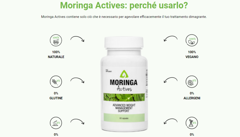 Moringa Actives ingredienti