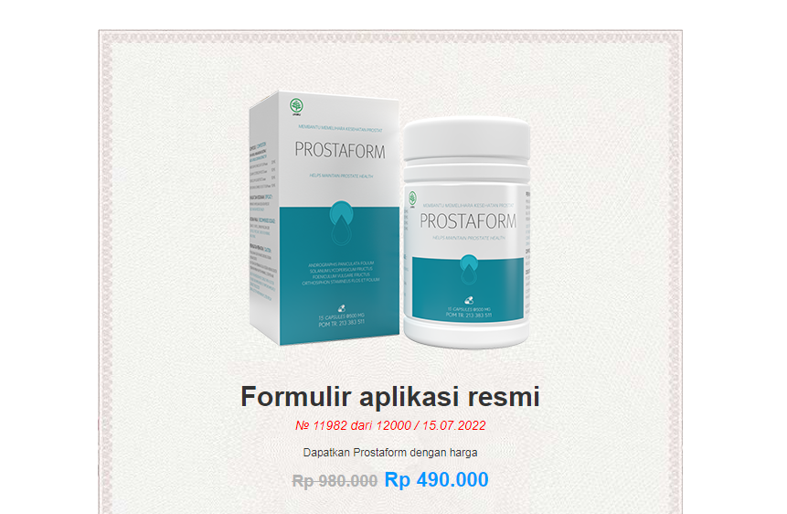 Prostaform bahan