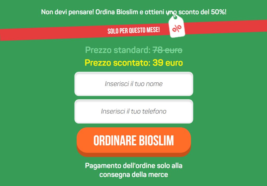 Bioslim Benefici