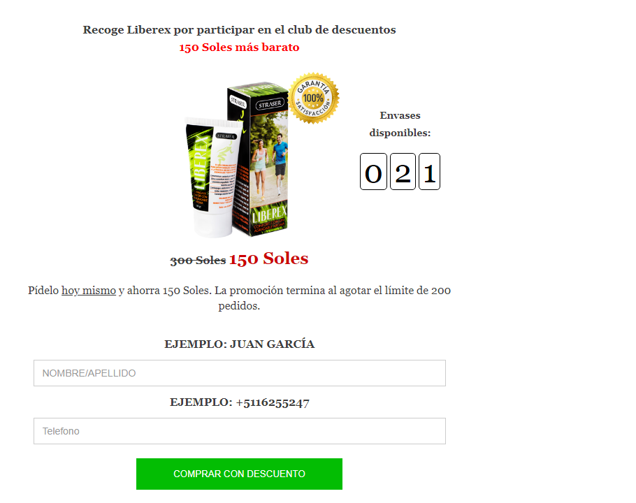 Liberex crema Beneficios