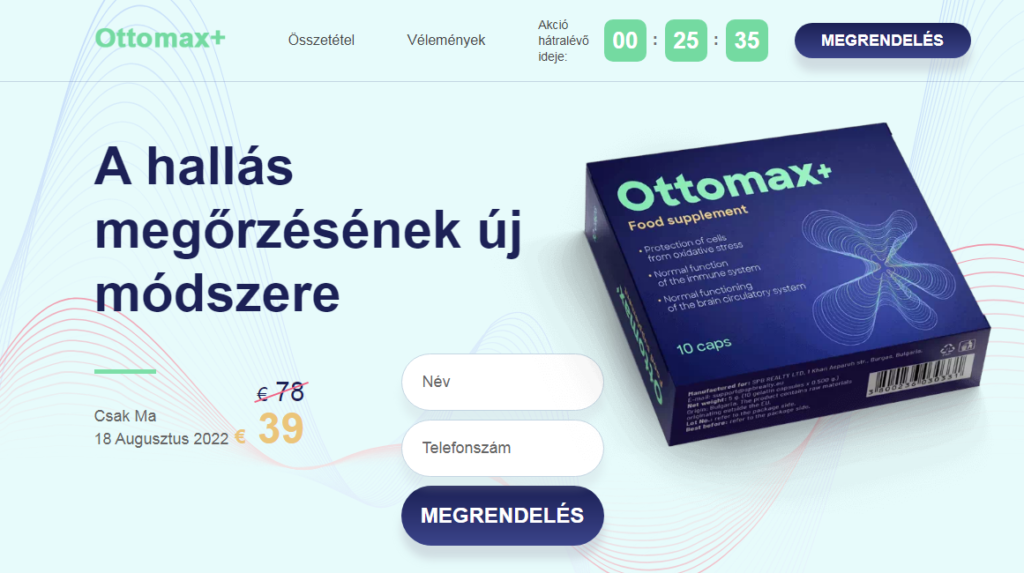 Ottomax+ kapszula