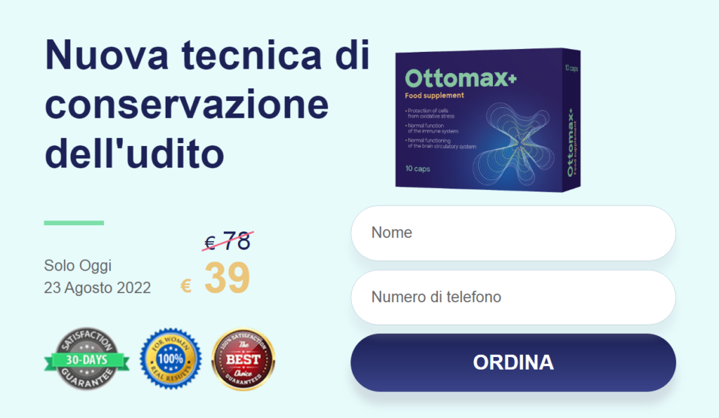 Ottomax+ Benefici