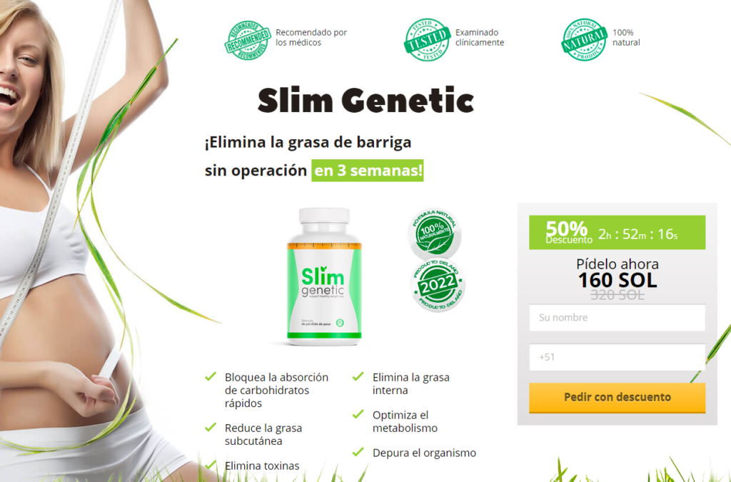 Slim Genetic cápsula