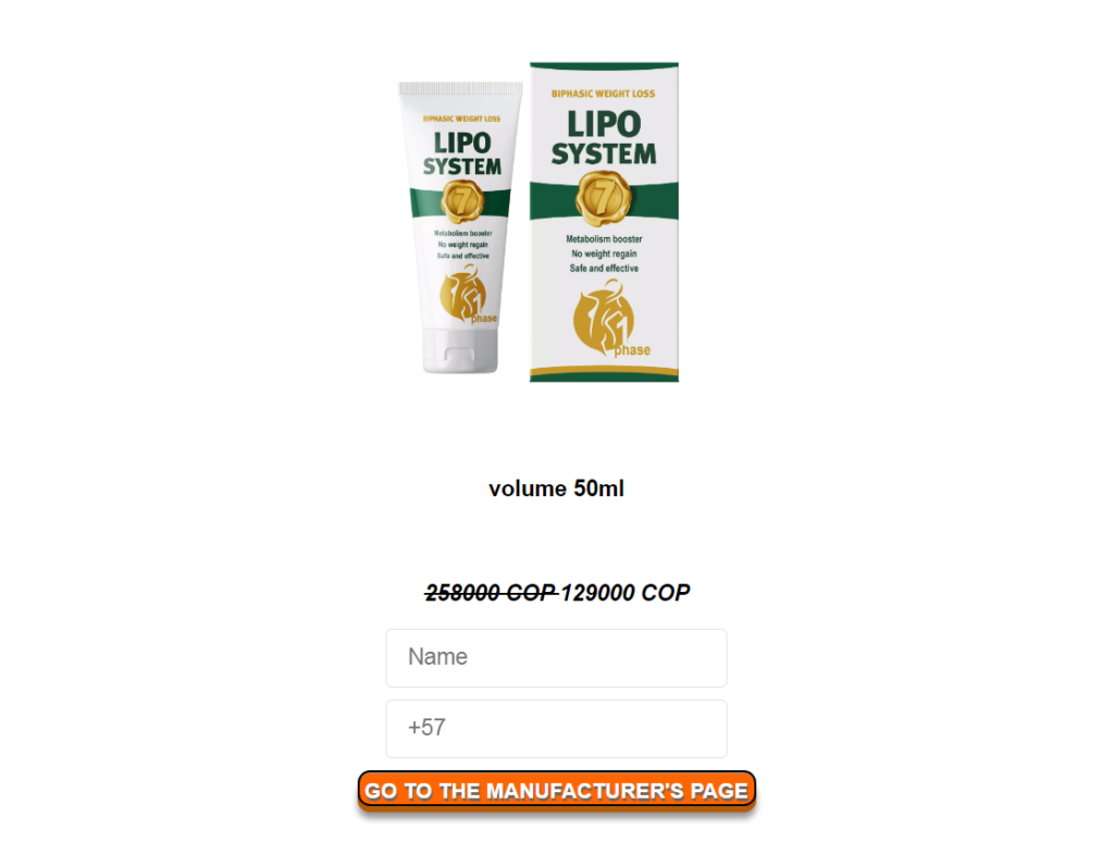 Liposystem cápsula