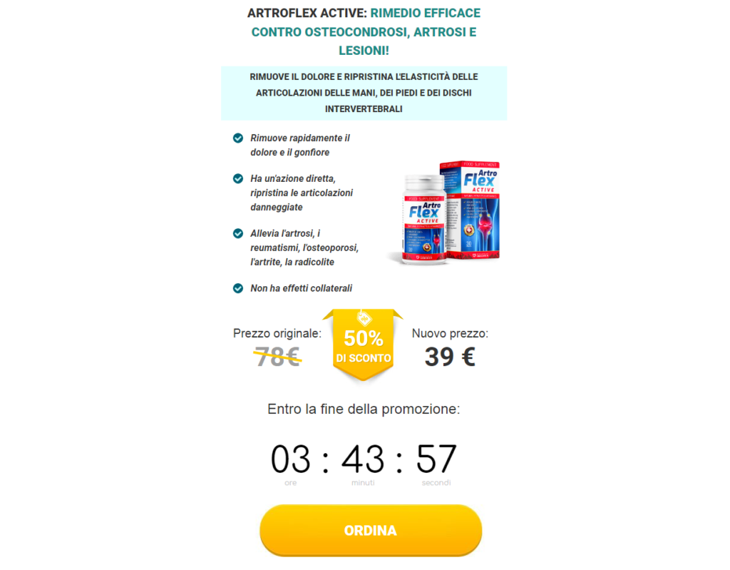 ArtroFlex Active Benefici