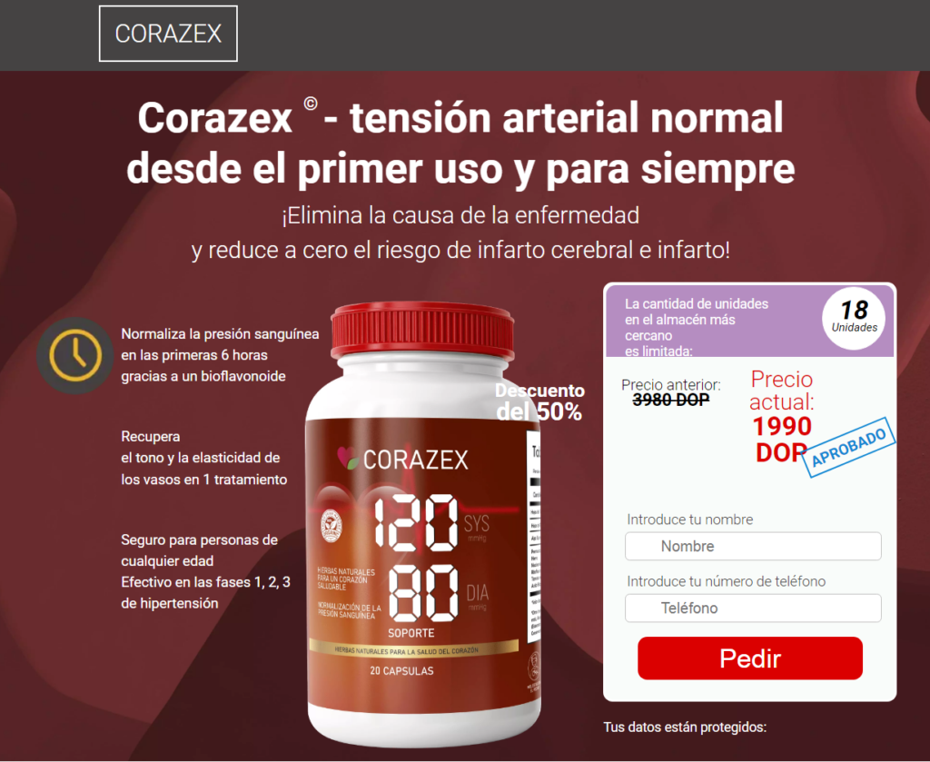 Corazex Beneficios