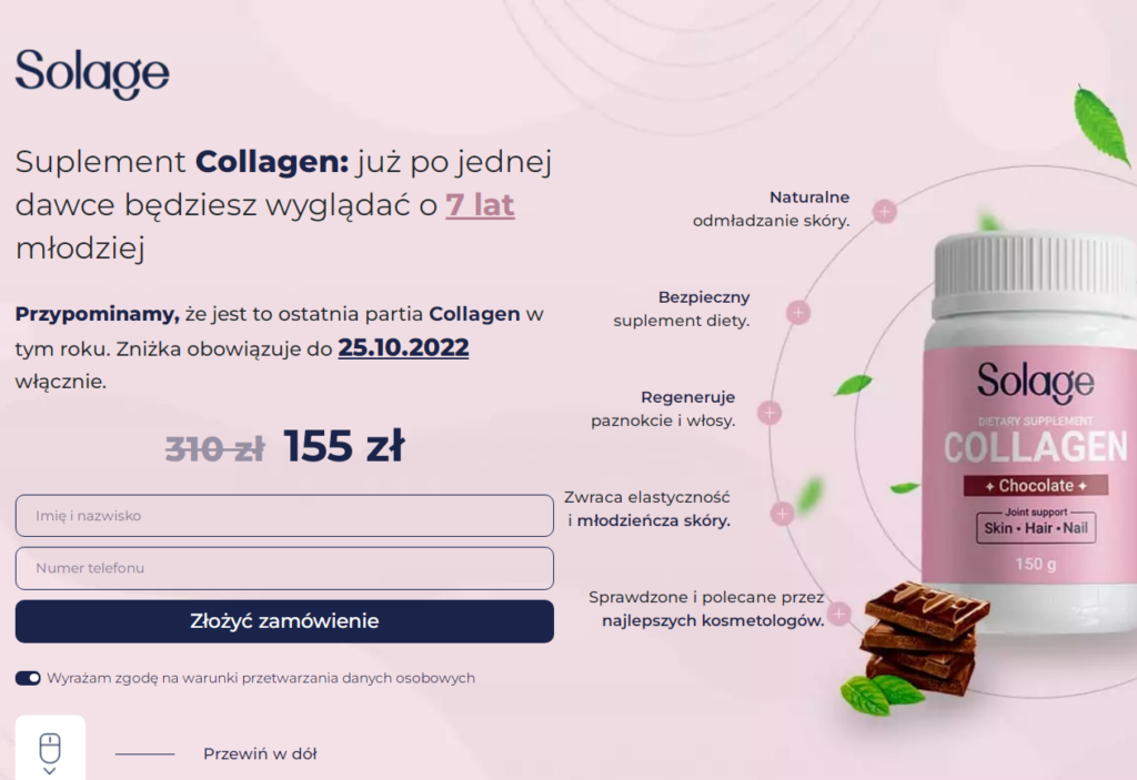 Sollage Collagen Proszek