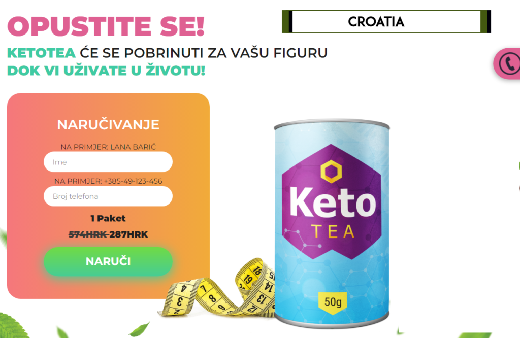 Ketotea Sastojci