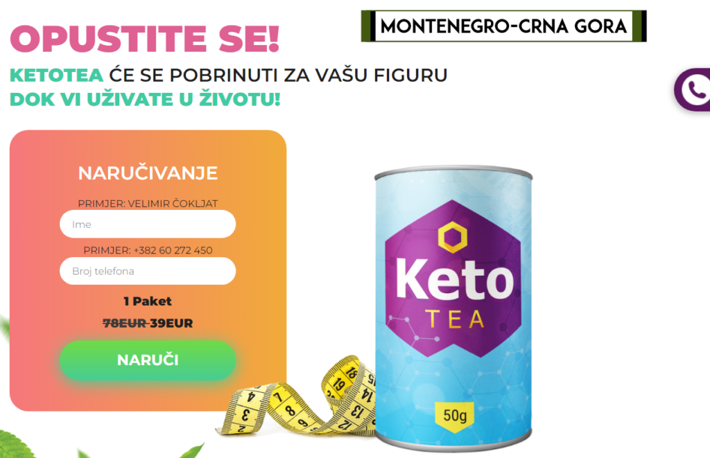 Ketotea Sastojci