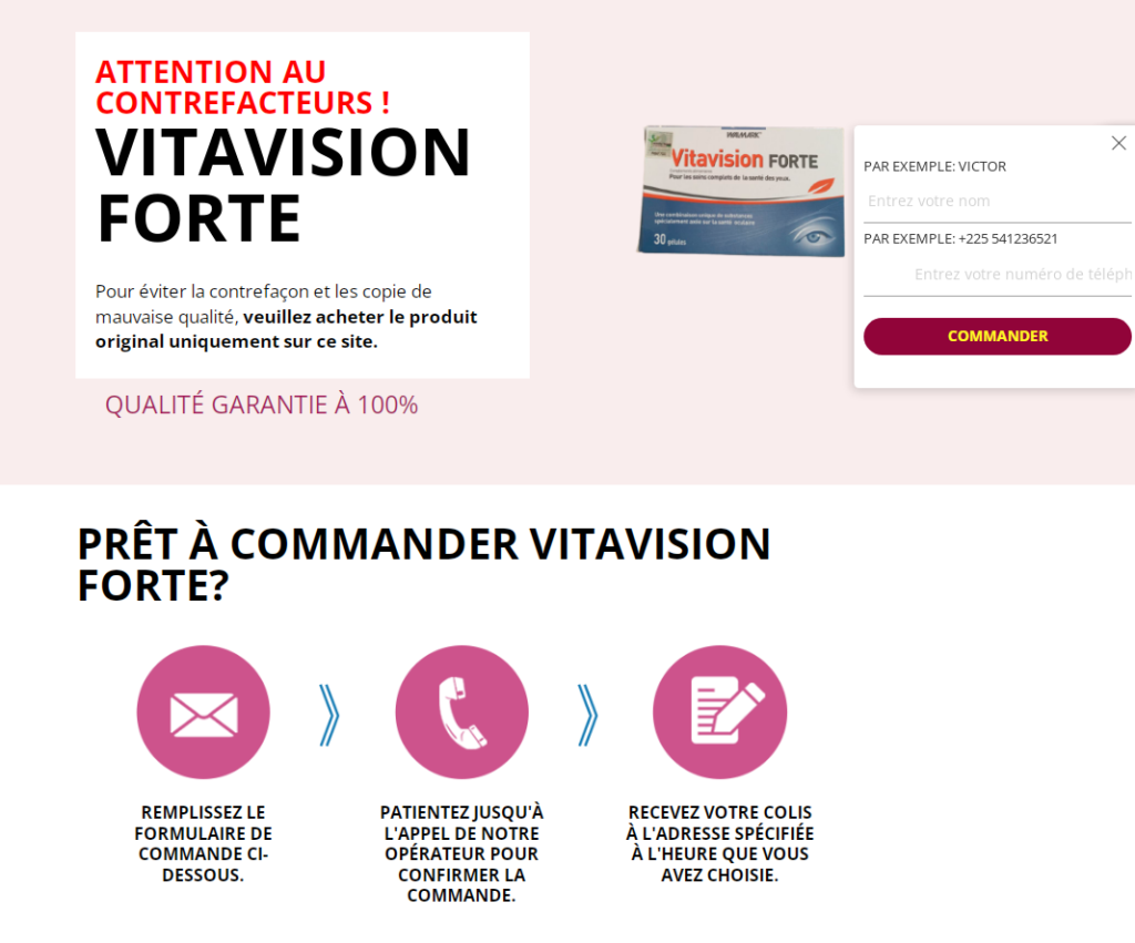 Vitavision Forte Prix
