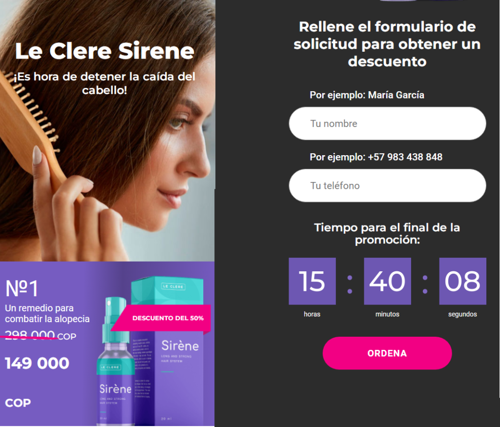 Le Clere Sirene suero