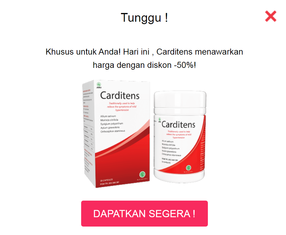 Carditens harga