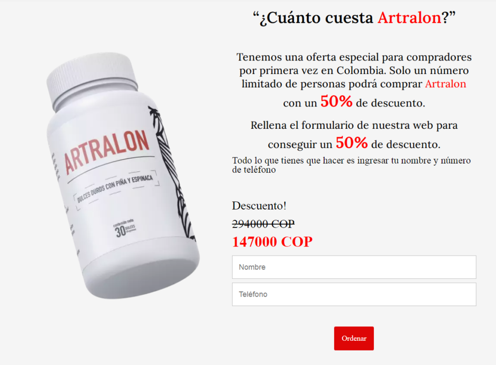 Artralon reseñas