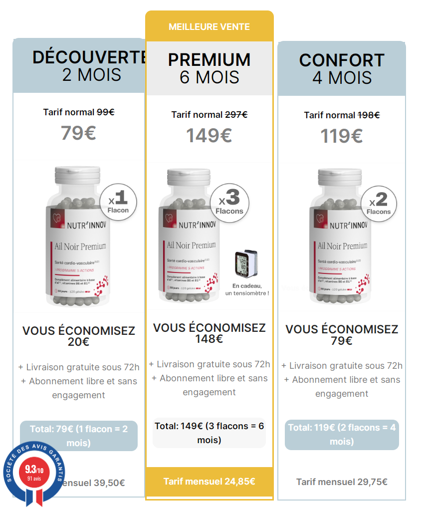 Ail Noir Premium Prix