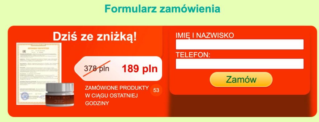 Elesse Cream Korzyści