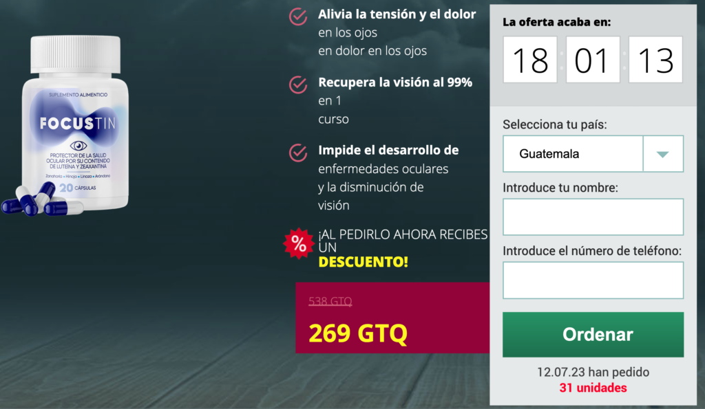 Focustin Precio