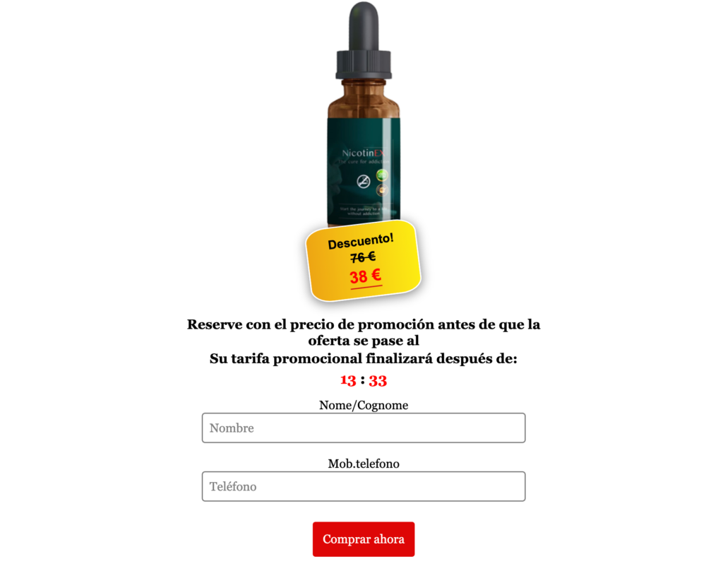 NicotinEX gota