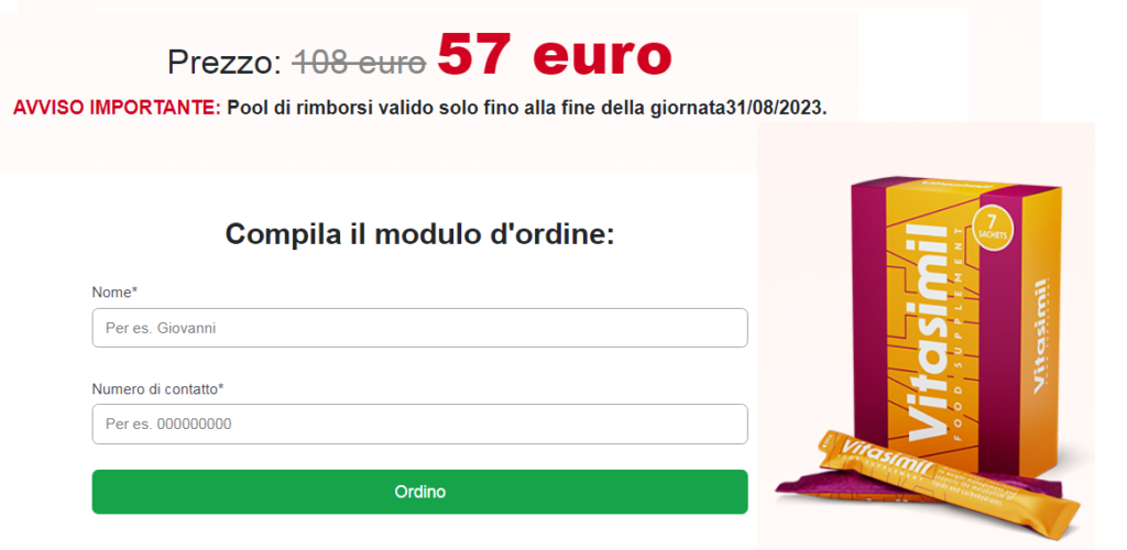 Vitamisil Prezzo
