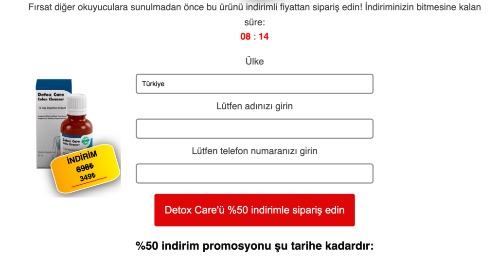Detox Care şurup