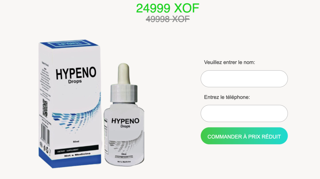 Hypeno Drops Prix