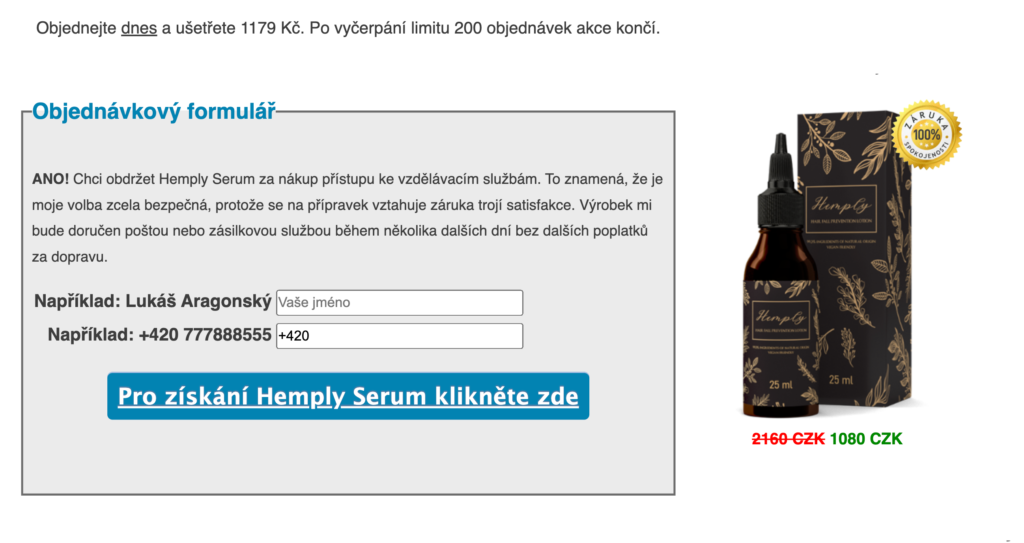Hemply Serum Recenze