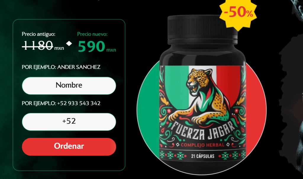 Fuerza jagar Pastillas