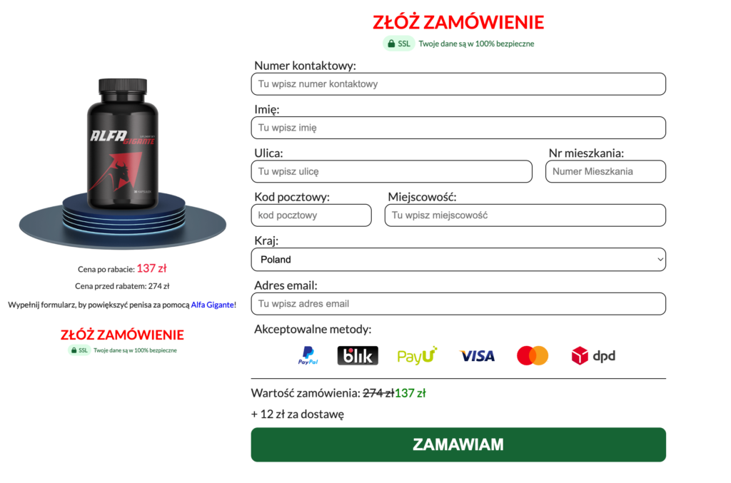 Alpha Gigante kapsuÅ‚ki